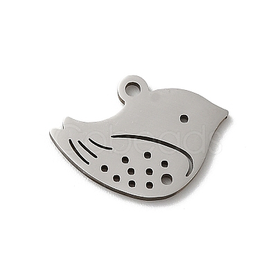 Non-Tarnish 201 Stainless Steel Pendants STAS-E206-04P-06-1