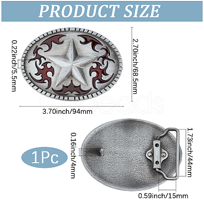 Zinc Alloy Buckles FIND-GF0009-21A-1