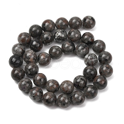 Natural Fluorescent Syenite Rock(Glow under UV Light) Beads Strands GG-NH0012-A01-10mm-1