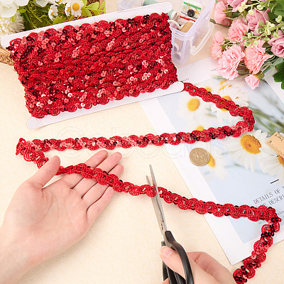 Polyester Paillette Beads OCOR-WH20012-13I-1