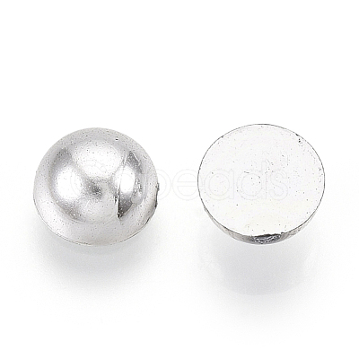ABS Plastic Cabochons OACR-S034-8mm-02-1
