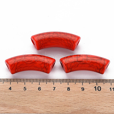 Opaque Crackle Acrylic Beads LS-X1-MACR-S372-001N-009-1