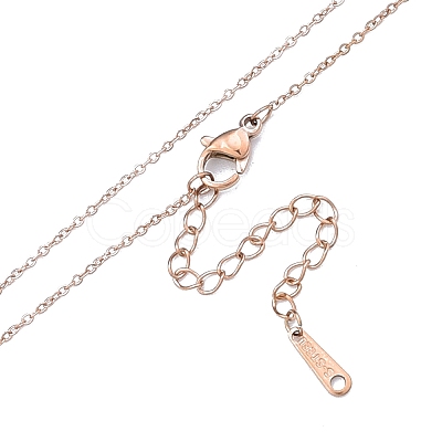 304 Stainless Steel Cable Chains Necklace for Men Women NJEW-N050-A03-R12-1