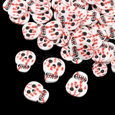 Halloween Handmade Polymer Clay Cabochons CLAY-A007-03B-1
