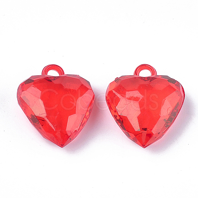 Transparent Acrylic Pendants TACR-T005-05-1