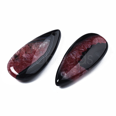 Natural Brazilian Agate Pendants G-S364-099A-1