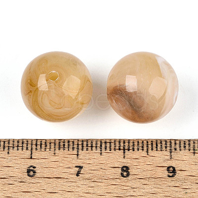 Round Acrylic Imitation Gemstone Beads OACR-R029-16mm-14A-1