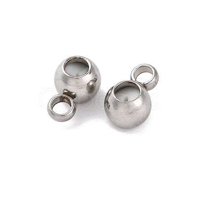 202 Stainless Steel Beads STAS-S151-02P-B-1