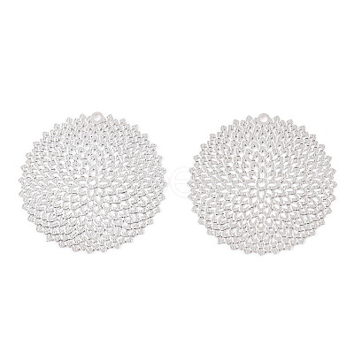 Rack Plating Brass Filigree Pendants LS-KKC-T001-64P-1