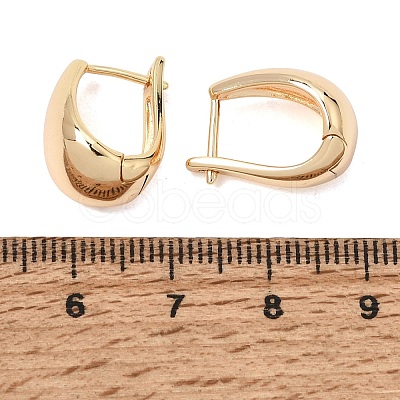 Brass Hoop Earrings for Women KK-CBACA55-21G-1