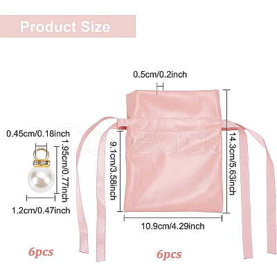 Leather Candy Pouches ABAG-WH0039-04A-1