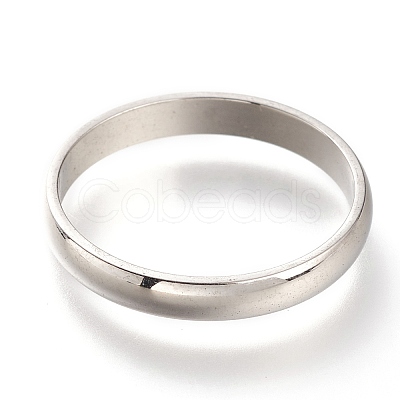 Non-Tarnish 304 Stainless Steel Plain Band Rings LS-RJEW-B0006-7-03P-1