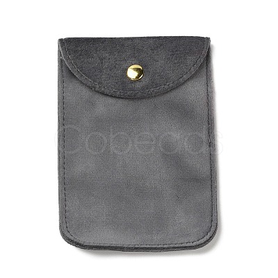 Velvet Jewelry Storage Pouches with Snap Button for Bracelets Necklaces Earrings ABAG-P013-01D-1