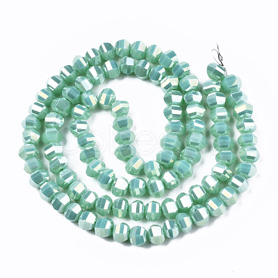 Electroplate Glass Beads Strands EGLA-S194-01A-A04-1