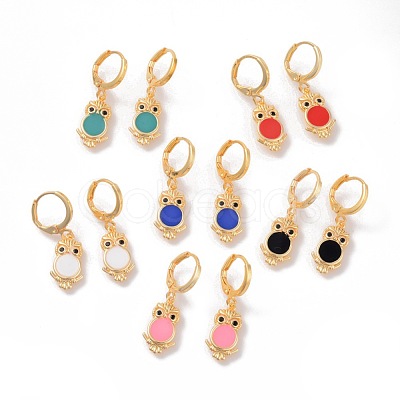 (Jewelry Parties Factory Sale)Brass Hoop Earrings EJEW-I230-02G-1
