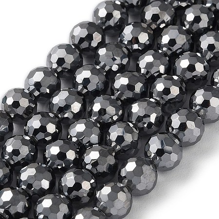Terahertz Stone Beads Strands G-G048-A01-03-1