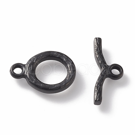 304 Stainless Steel Toggle Clasps Ion Plating(IP) STAS-K209-06B-1