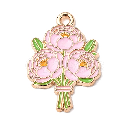 Alloy Enamel Pendants ENAM-I089-02G-06-1