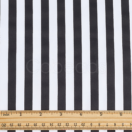 Cotton Fabric with Strip Pattern DIY-PH0037-96F-1