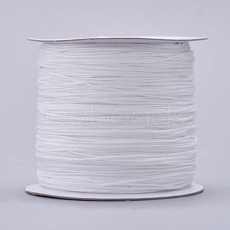 Nylon Braided Cord for Woven Jewelry Making Macrame Craft NWIR-D055-0.6mm-03-1