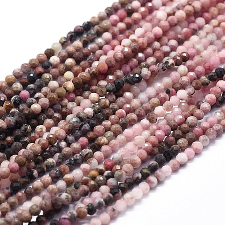Natural Rhodonite Beads Strands G-D0013-10-1
