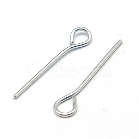Tarnish Resistant 304 Stainless Steel Eye Pin STAS-E013-0.6x16mm-1