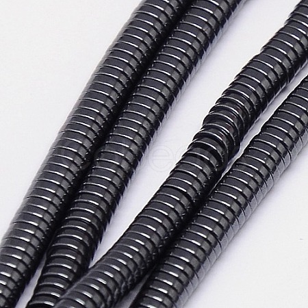 Non-magnetic Synthetic Hematite Beads Strands G-J164A-2mm-02-1