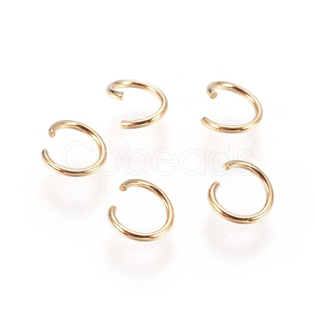 304 Stainless Steel Open Jump Rings STAS-P212-19G-03-1