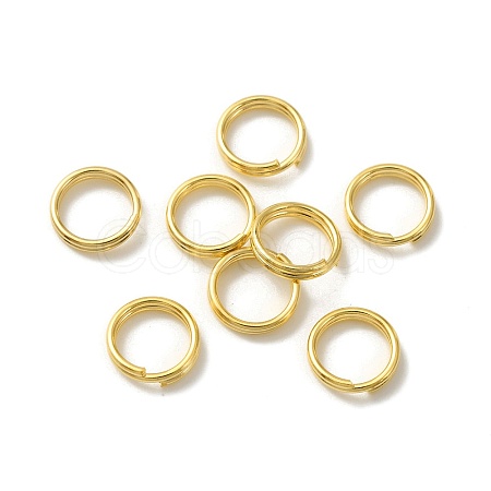 Brass Split Rings KK-O143-28G-1