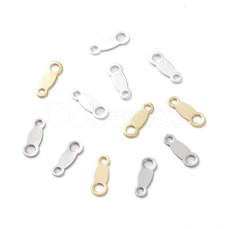 Brass Chain Tabs KK-L205-01-1