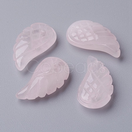 Natural Rose Quartz Pendants G-E435-C-17-1