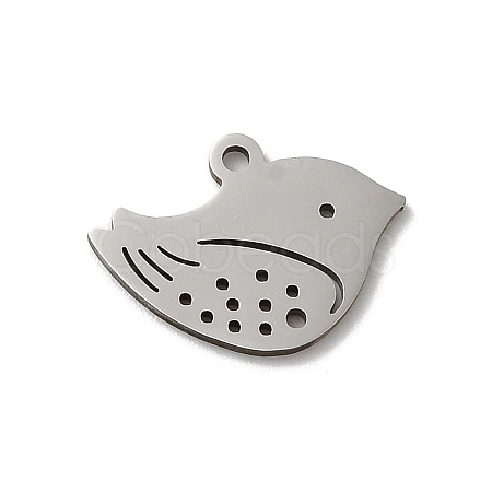 Non-Tarnish 201 Stainless Steel Pendants STAS-E206-04P-06-1