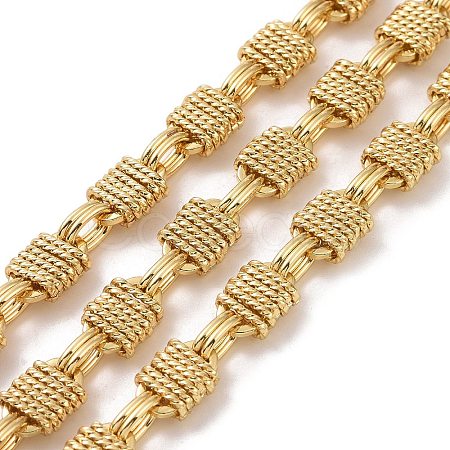 Brass Oval & Rectangle Link Chains CHC-K013-13G-1