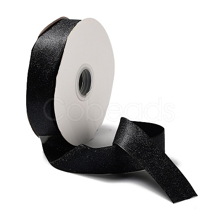 Sparkle Polyester Satin Ribbons SRIB-R012-3.8cm-09-1