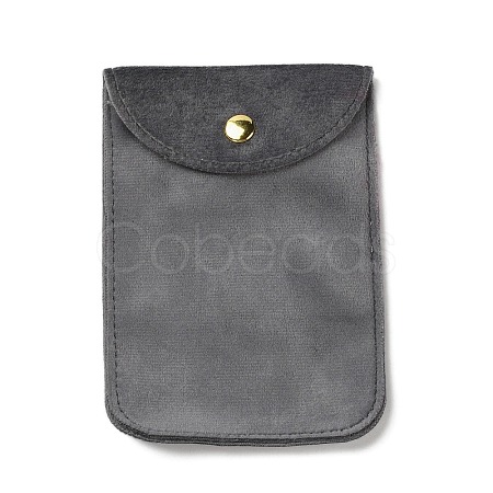 Velvet Jewelry Storage Pouches with Snap Button for Bracelets Necklaces Earrings ABAG-P013-01D-1