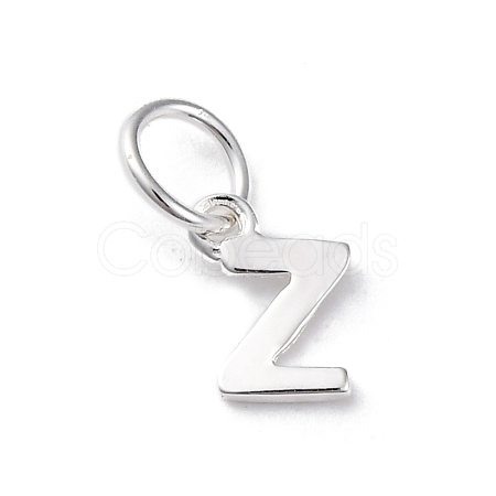 925 Sterling Silver Letter Charms LS-STER-C012-01S-Z-1