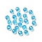 Imitation Austrian Crystal Beads, Grade AAA, K9 Glass, Faceted(32 Facets), Round, Deep Sky Blue, 6mm, Hole: 0.7~0.9mm