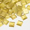 Cat Eye Cabochons, Square, Goldenrod, 12x12x3mm