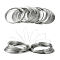 Carbon Steel Memory Wire, for Collar Necklace Making, Necklace Wire, Platinum, 22 Gauge, 0.6mm, about 900 circles/1000g