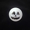 Halloween Plastic Hollow Bounce Ball, Ghost, White, 33mm