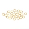 Iron Jump Rings, Metal Connectors for DIY Jewelry Crafting and Keychain Accessories, Golden, 12x1.5mm, Inner Diameter: 10mm, 25pcs/bag