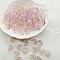 Handmade Lampwork Beads, AB Color, Lily of the Valley, Pink, 12x8mm, Hole: 1.2mm