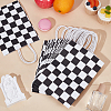 40Pcs Tartan Printed Paper Packing Tote Bags CARB-GO0001-01-3
