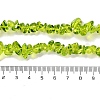 Spray Painted Transparent Glass Beads Strands GLAA-P060-01A-11-4