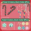 96Pcs 12 Styles Handmade Polymer Clay Cabochons FIND-SC0009-87-2