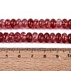 Crackle Transparent Glass Beads Strands GLAA-N074-02A-08-4