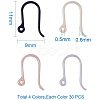 Plastic Earring Hooks KY-PH0007-07-2