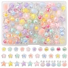 60G 6 Styles Transparent Acrylic Beads Sets TACR-YW0002-51-1