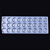 Transparent Glass Cabochons GGLA-R026-35mm-B-4