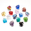 150Pcs 15 Colors Transparent Glass Beads GLAA-CD0001-09-2